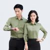 Áo sơ mi đồng phục công sơ màu xanh lam DP008