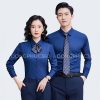 Áo Sơ Mi Đồng Phục Công Sở Màu Xanh Than DP001